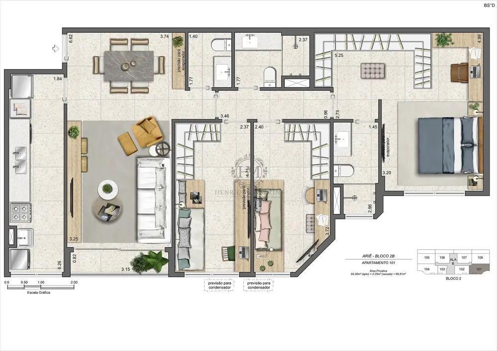 Apartamento, 3 quartos, 96 m² - Foto 25