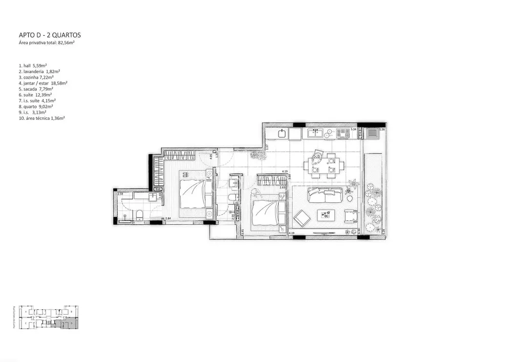 Apartamento, 2 quartos, 92 m² - Foto 4