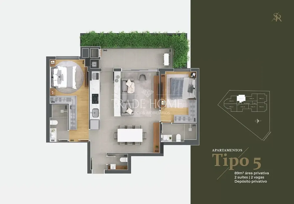 Apartamento, 2 quartos, 169 m² - Foto 3