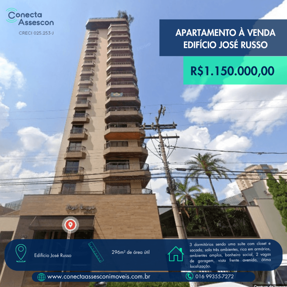 Apartamento à venda com 3 quartos, 296m² - Foto 1