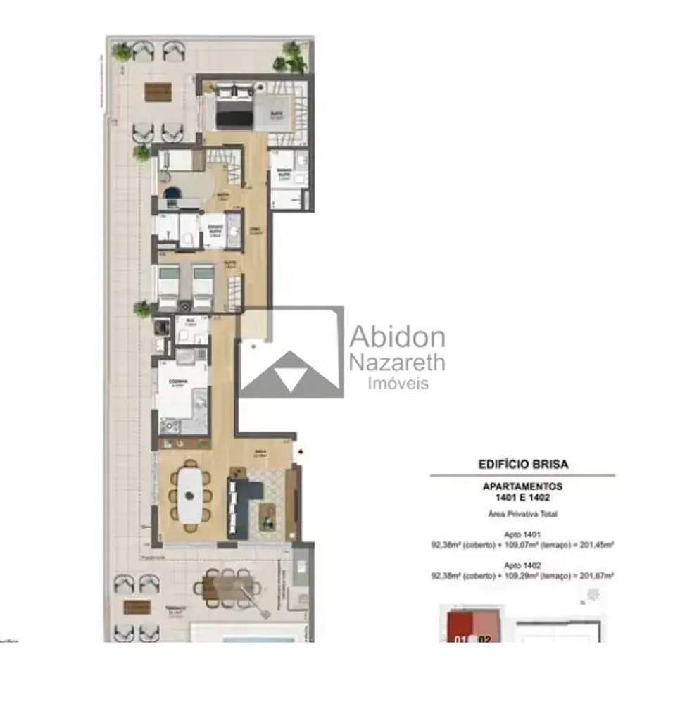 Apartamento, 3 quartos, 92 m² - Foto 2