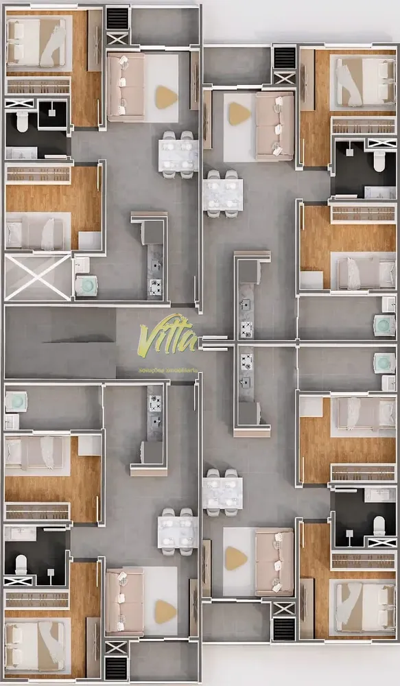 Apartamento, 2 quartos, 59 m² - Foto 2