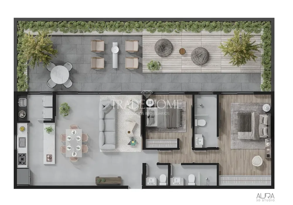 Apartamento, 2 quartos, 137 m² - Foto 1