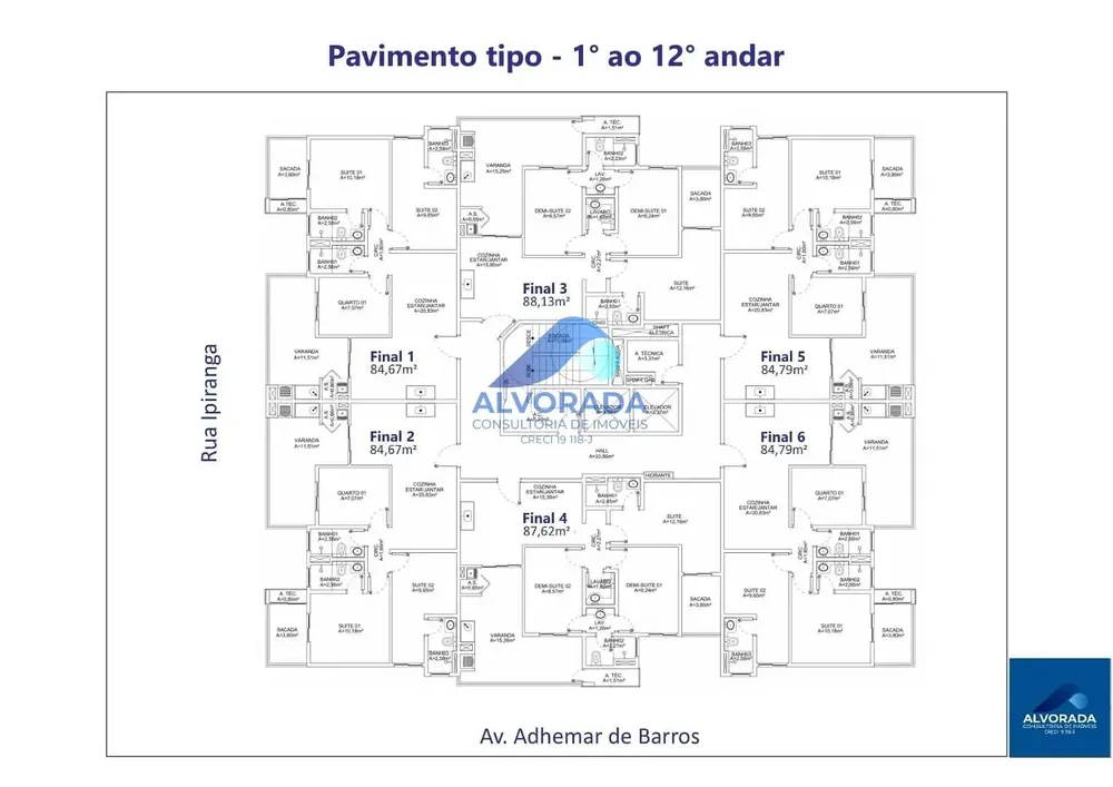 Apartamento, 3 quartos, 84 m² - Foto 4