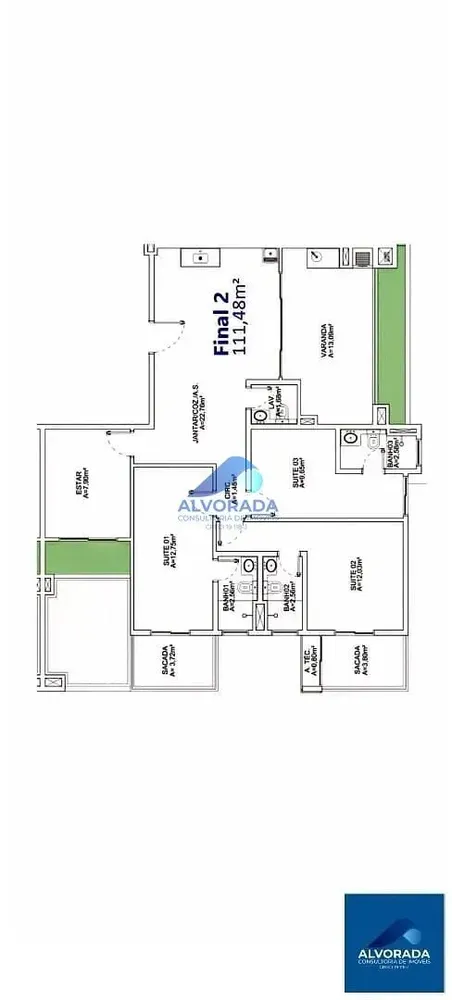 Apartamento, 3 quartos, 84 m² - Foto 2