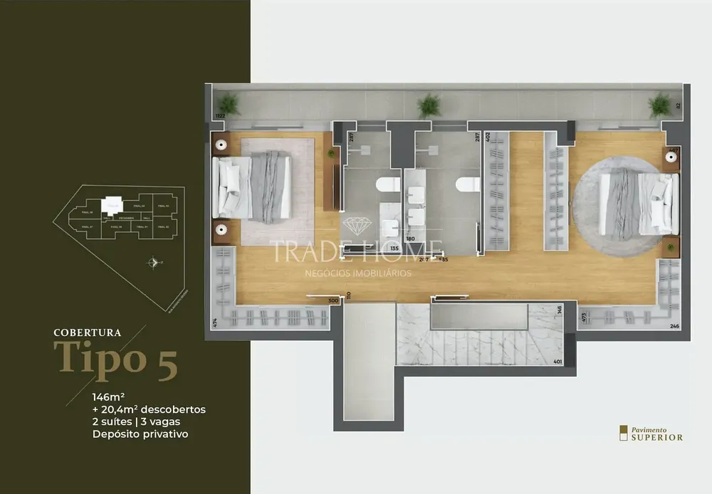 Apartamento, 3 quartos, 211 m² - Foto 7