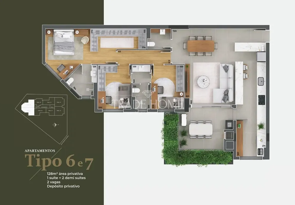 Apartamento, 3 quartos, 211 m² - Foto 5