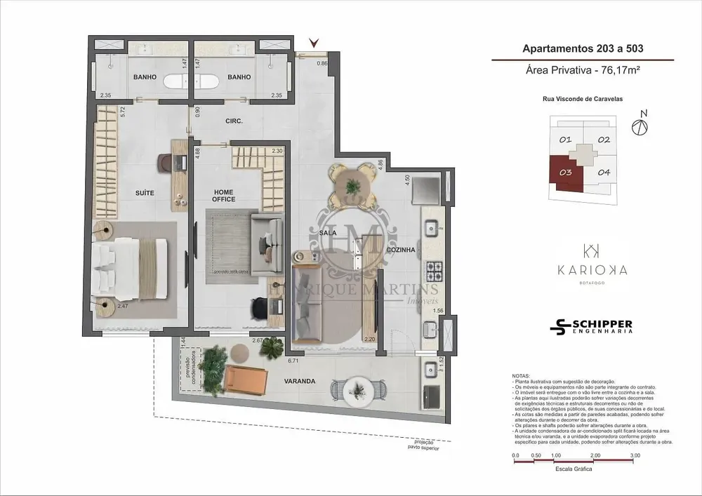 Apartamento, 2 quartos, 76 m² - Foto 8