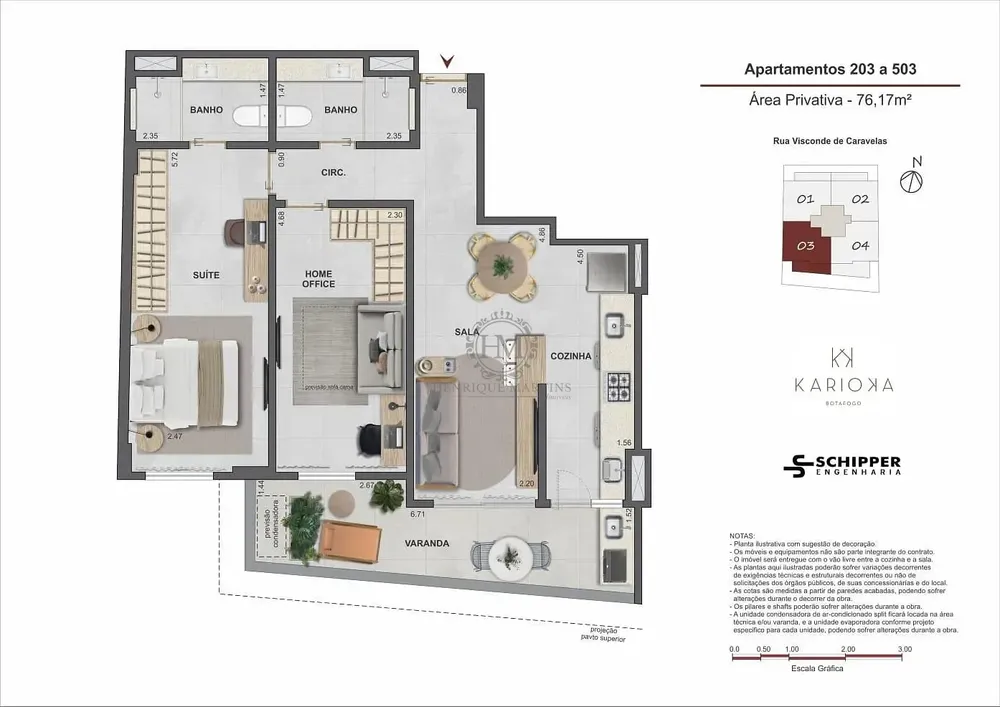 Apartamento, 2 quartos, 76 m² - Foto 50