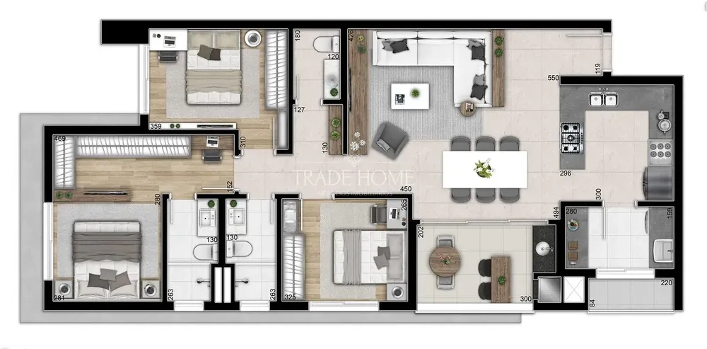 Apartamento, 2 quartos, 97 m² - Foto 1