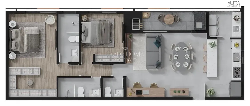 Apartamento, 3 quartos, 136 m² - Foto 5