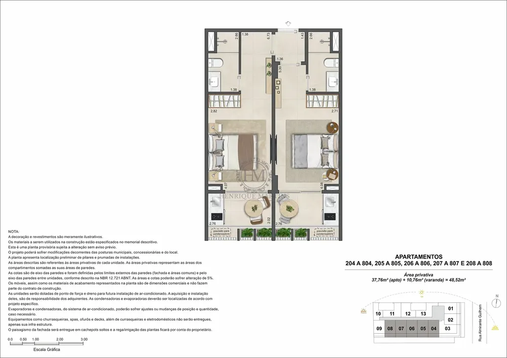 Apartamento, 2 quartos, 48 m² - Foto 27