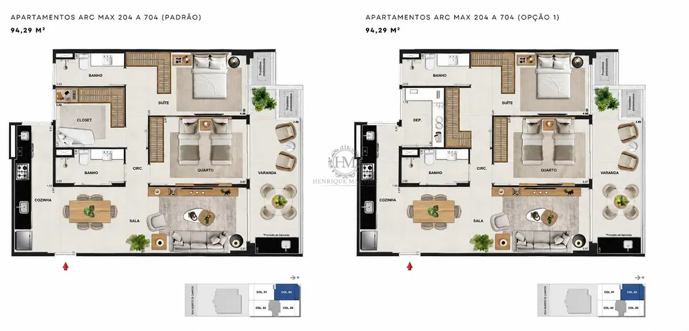 Apartamento, 2 quartos, 94 m² - Foto 4