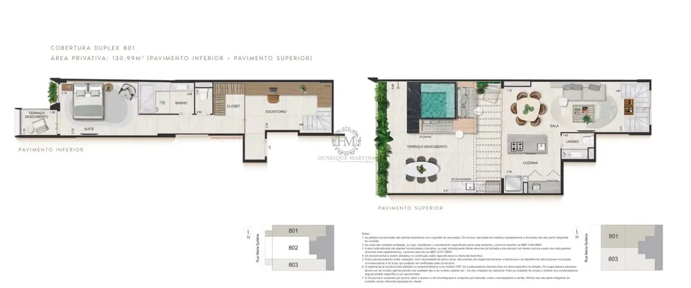 Cobertura, 1 quarto, 130 m² - Foto 15