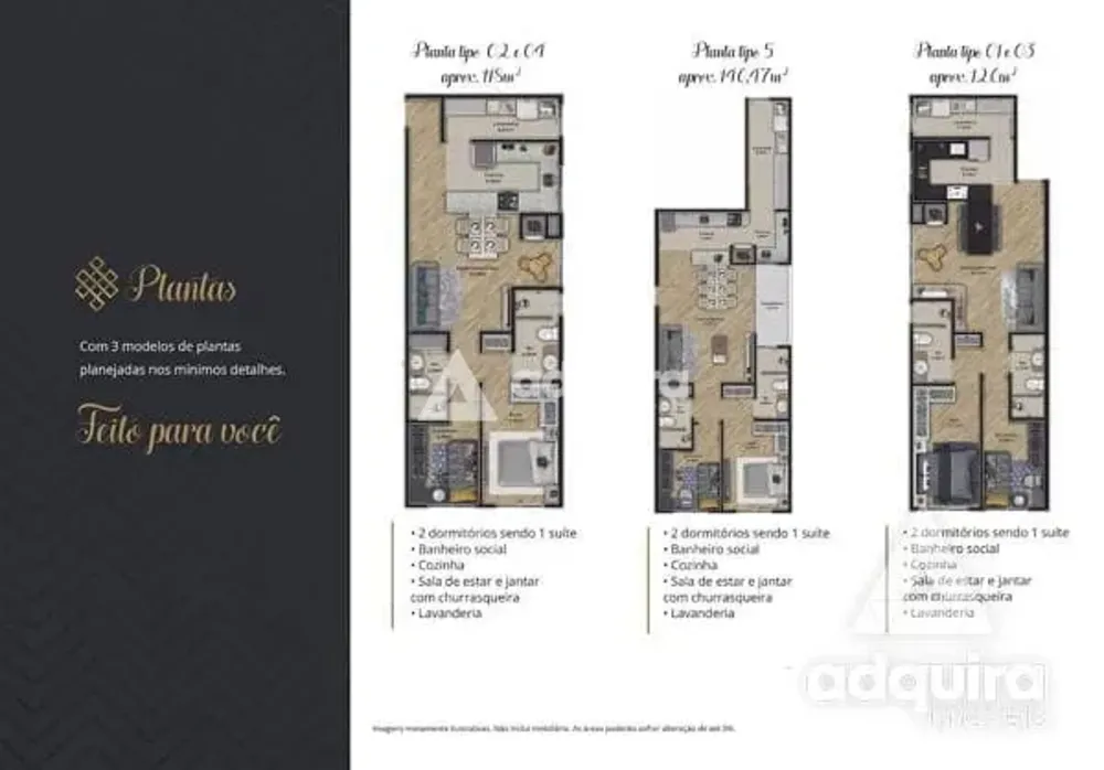Apartamento, 2 quartos, 122 m² - Foto 2