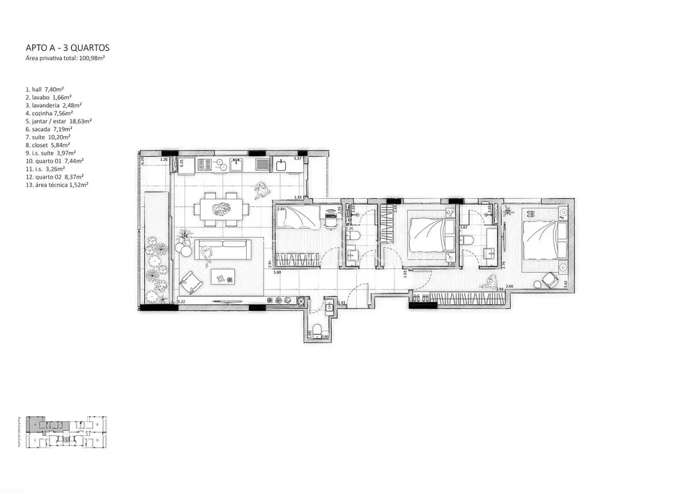 Apartamento, 2 quartos, 92 m² - Foto 4