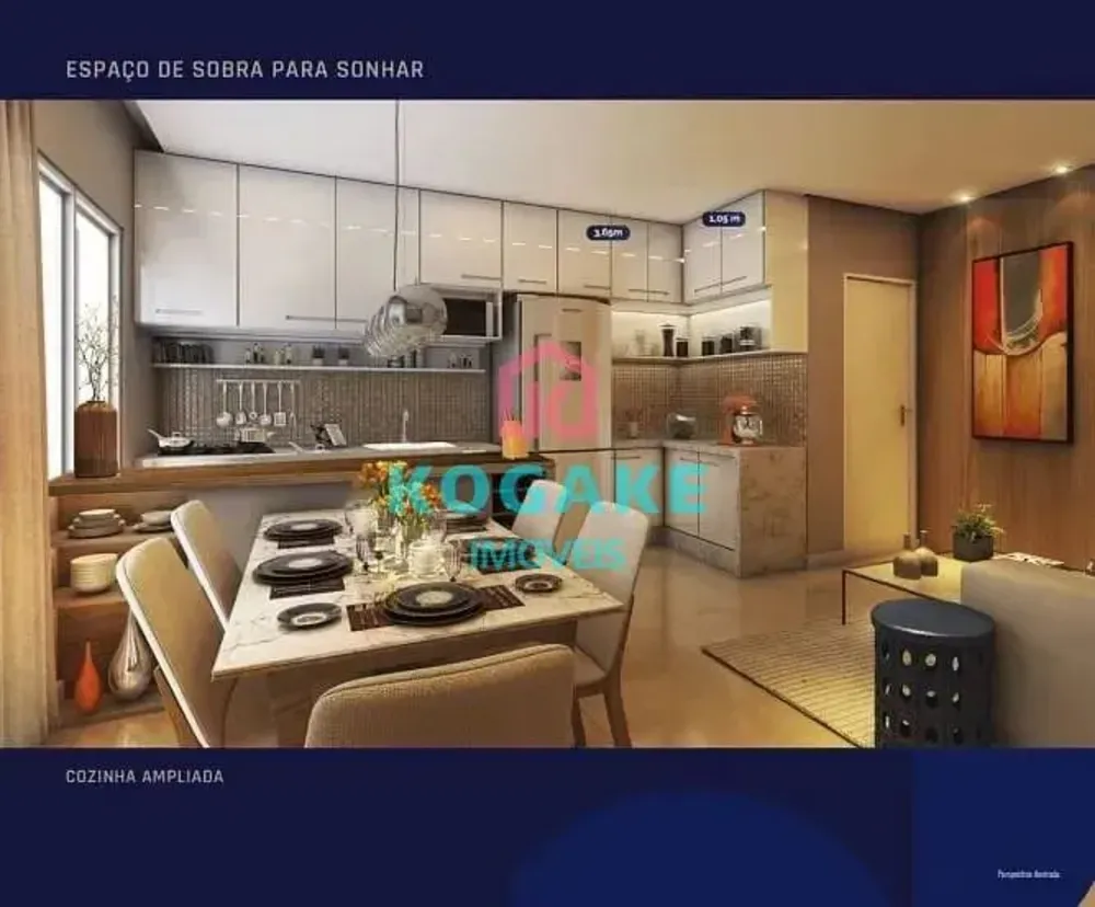 Apartamento, 2 quartos, 56 m² - Foto 2