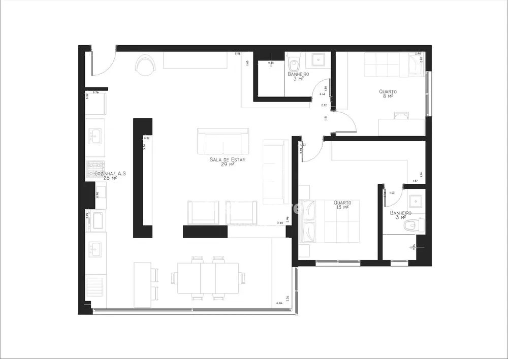 Apartamento, 3 quartos, 91 m² - Foto 6