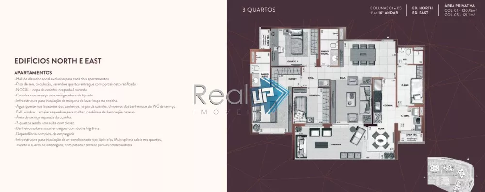 Apartamento, 3 quartos, 120 m² - Foto 33