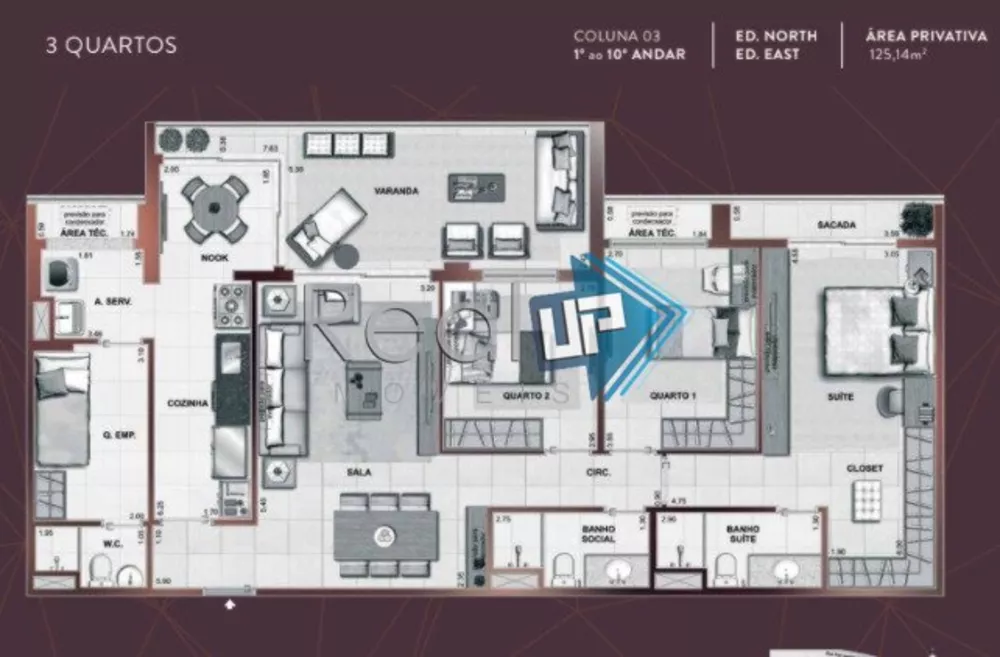 Apartamento, 3 quartos, 120 m² - Foto 32