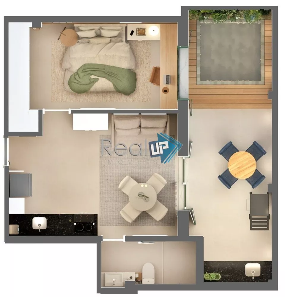 Apartamento, 1 quarto, 58 m² - Foto 32