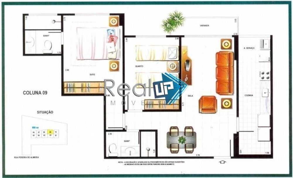 Apartamento à venda com 2 quartos, 64m² - Foto 4