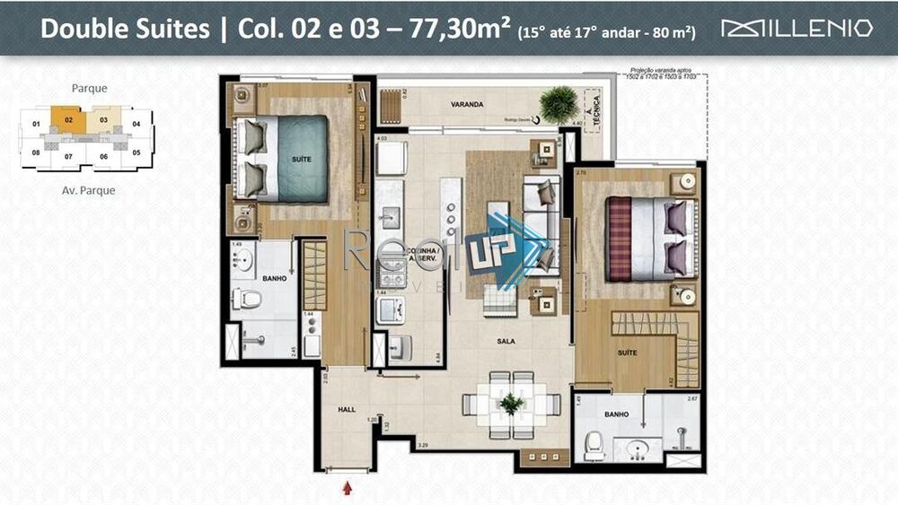 Apartamento, 2 quartos, 80 m² - Foto 18