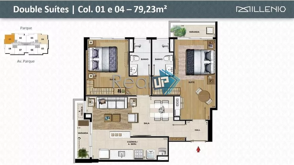Apartamento, 2 quartos, 79 m² - Foto 22
