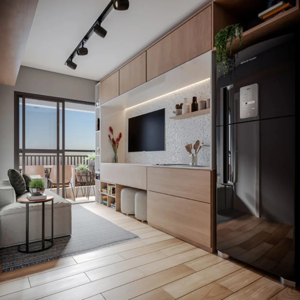 Apartamento, 1 quarto, 28 m² - Foto 2