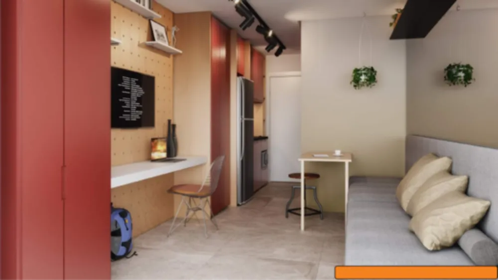Apartamento, 1 quarto, 19 m² - Foto 3