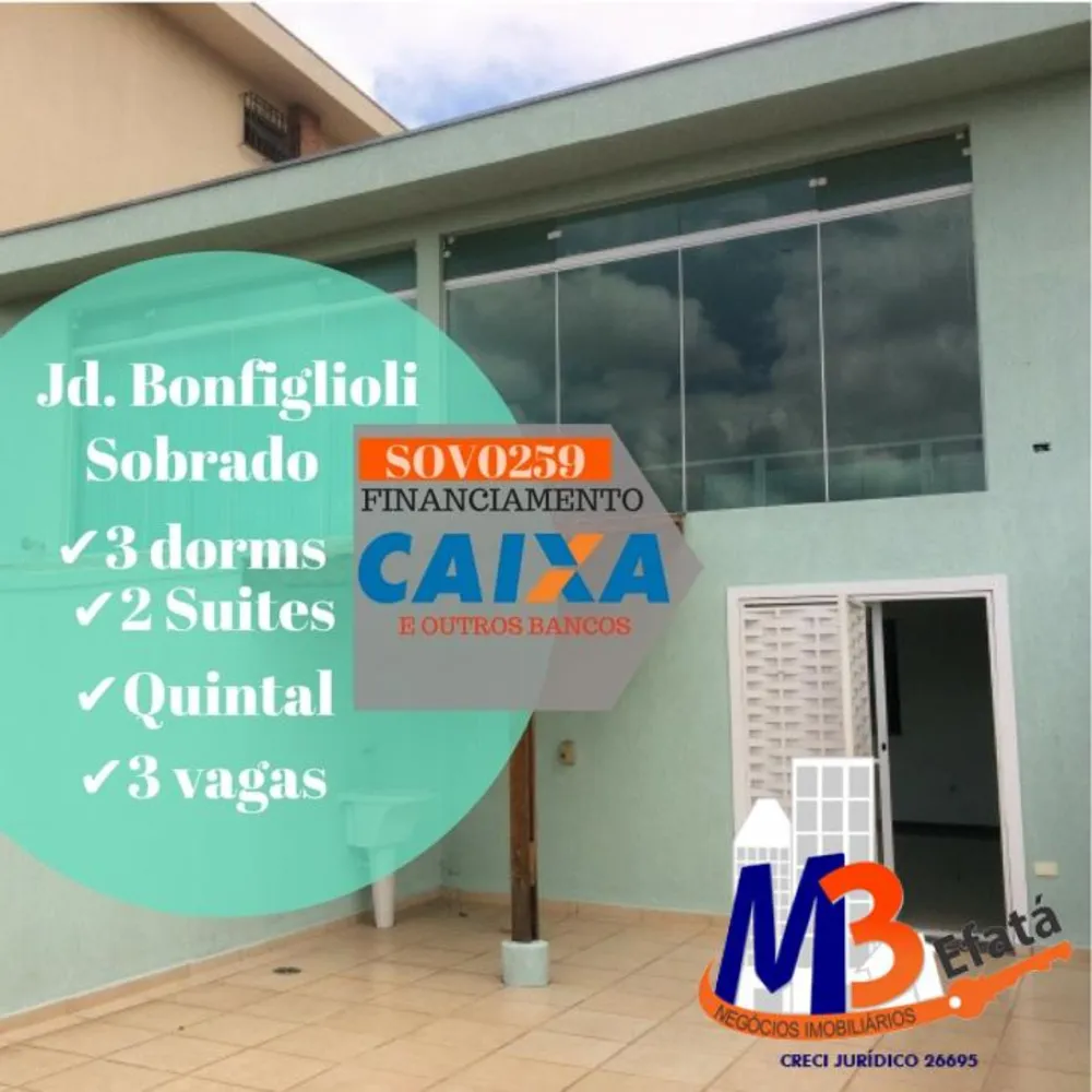 Sobrado, 3 quartos, 175 m² - Foto 1