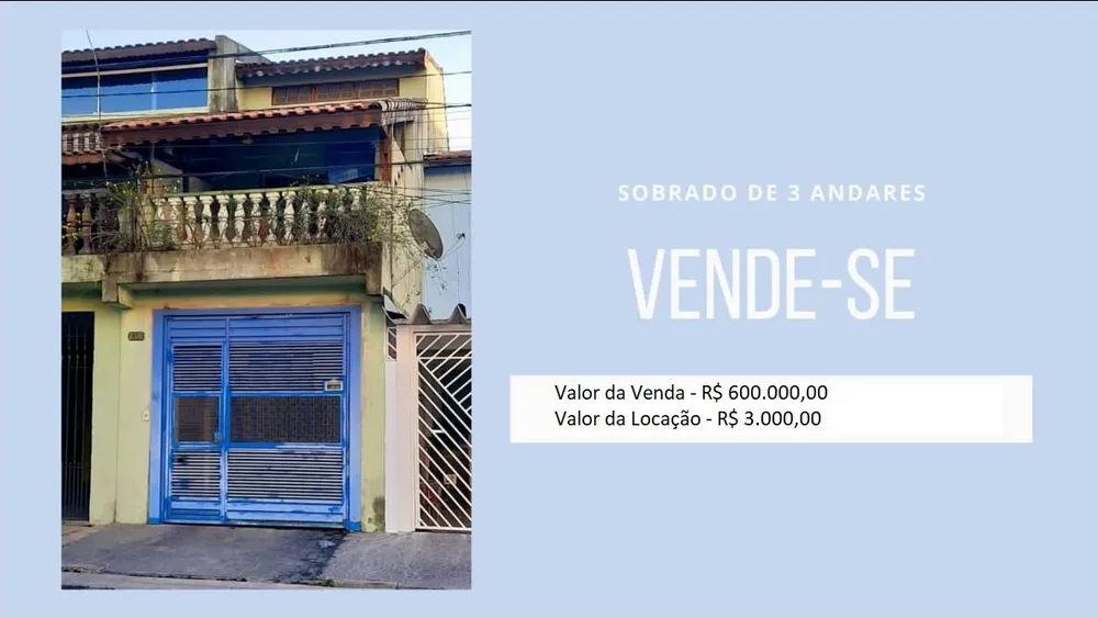 Sobrado, 3 quartos - Foto 1