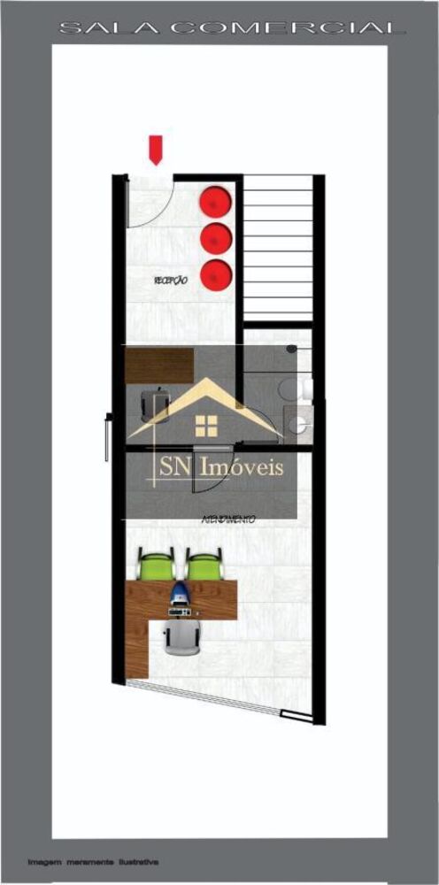 Conjunto Comercial-Sala à venda, 24m² - Foto 3