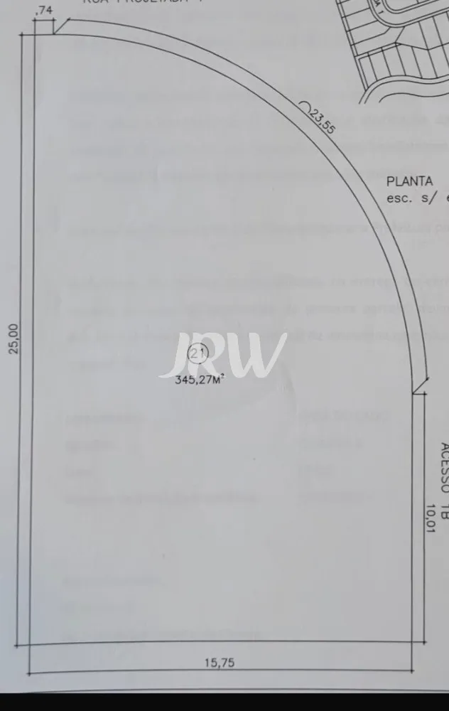 Terreno, 345 m² - Foto 2