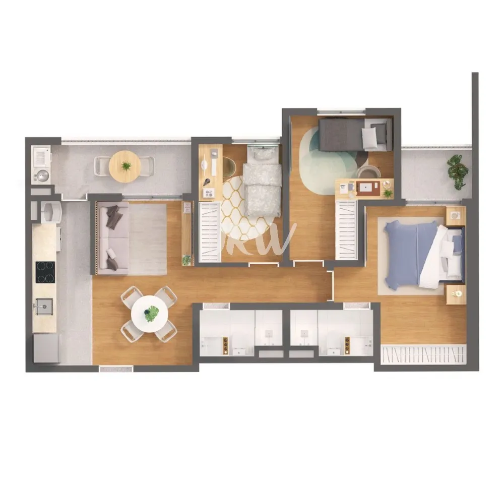 Apartamento, 3 quartos, 64 m² - Foto 12