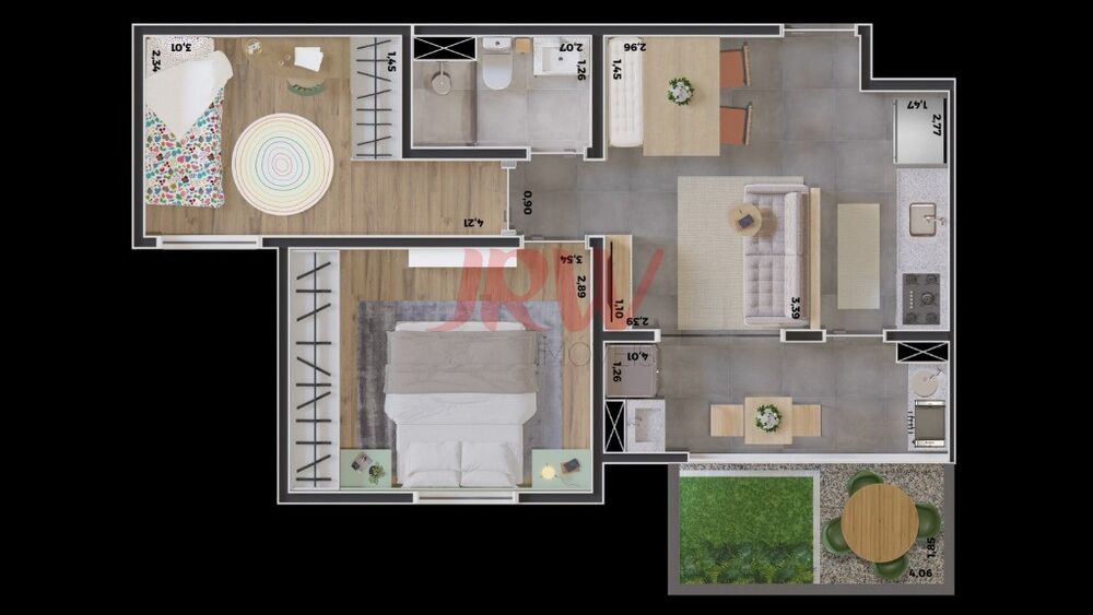 Apartamento, 2 quartos, 48 m² - Foto 15