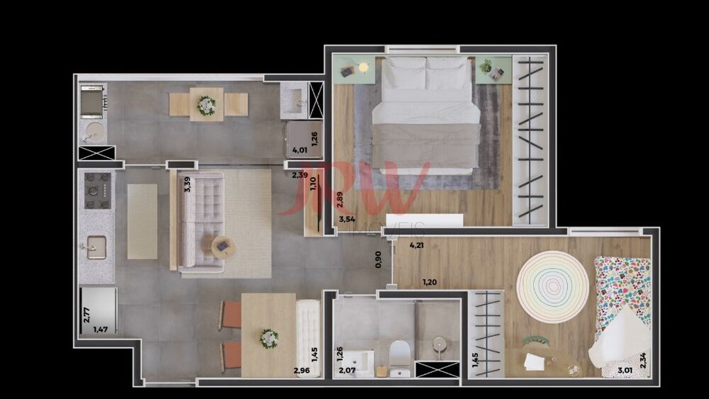 Apartamento, 2 quartos, 48 m² - Foto 21