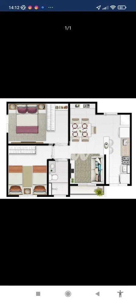 Apartamento, 2 quartos, 51 m² - Foto 12
