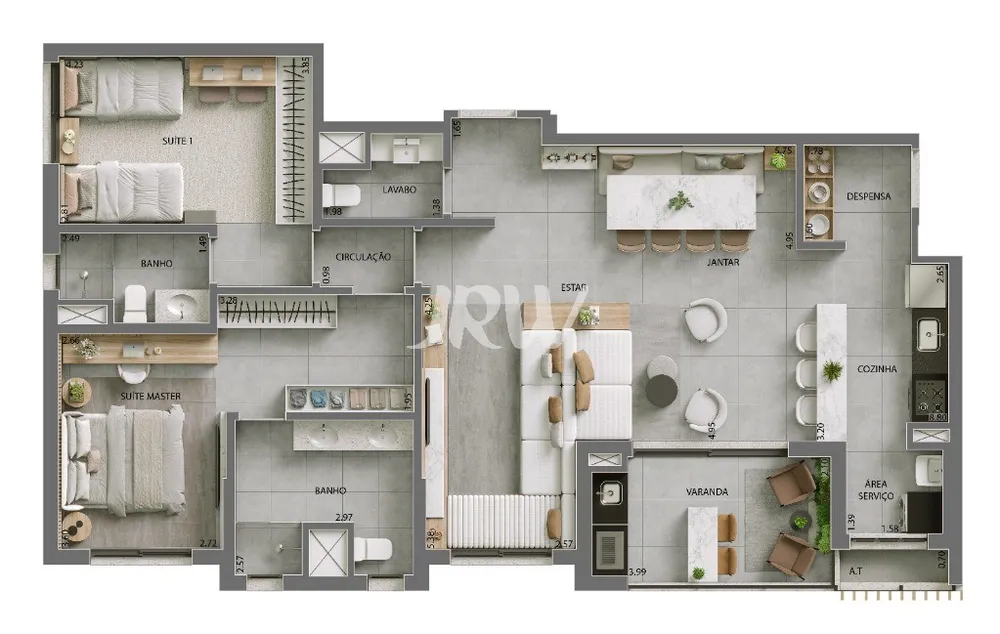Apartamento, 3 quartos, 120 m² - Foto 10