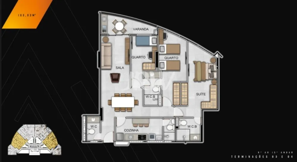 Apartamento, 3 quartos, 103 m² - Foto 11