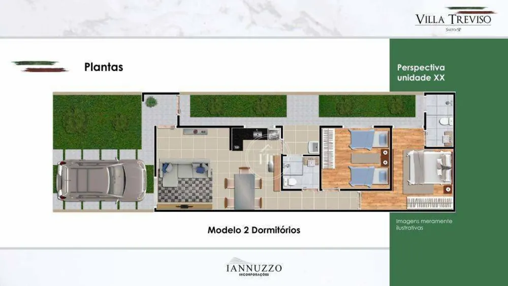 Casa de Condomínio, 2 quartos - Foto 5