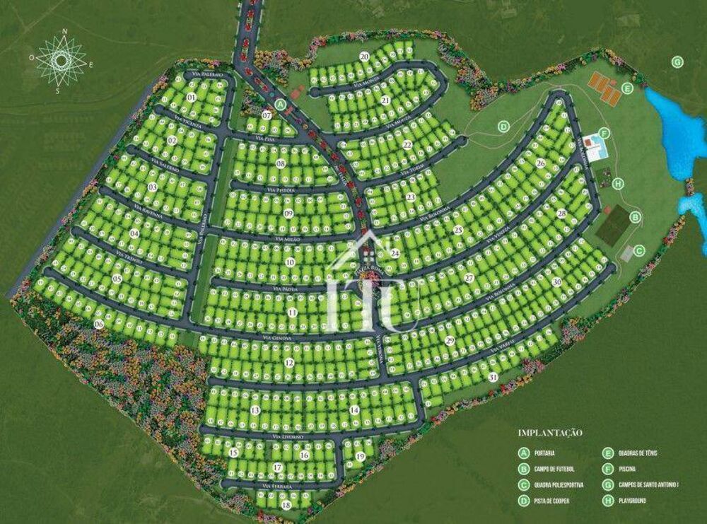 Loteamento e Condomínio, 700 m² - Foto 1