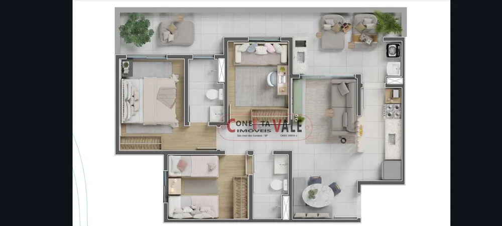 Apartamento, 2 quartos, 54 m² - Foto 6