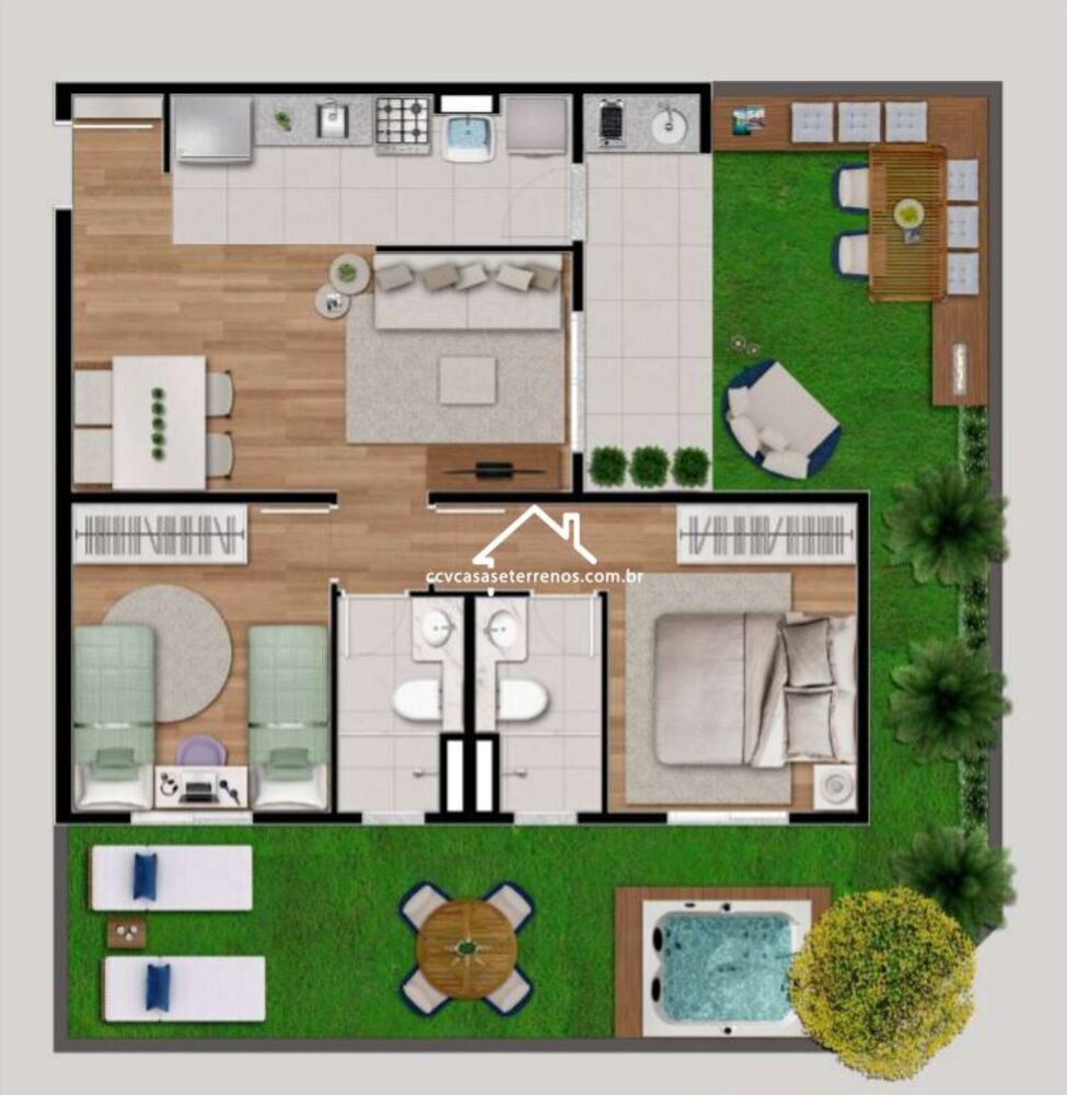 Apartamento, 2 quartos, 22 m² - Foto 4