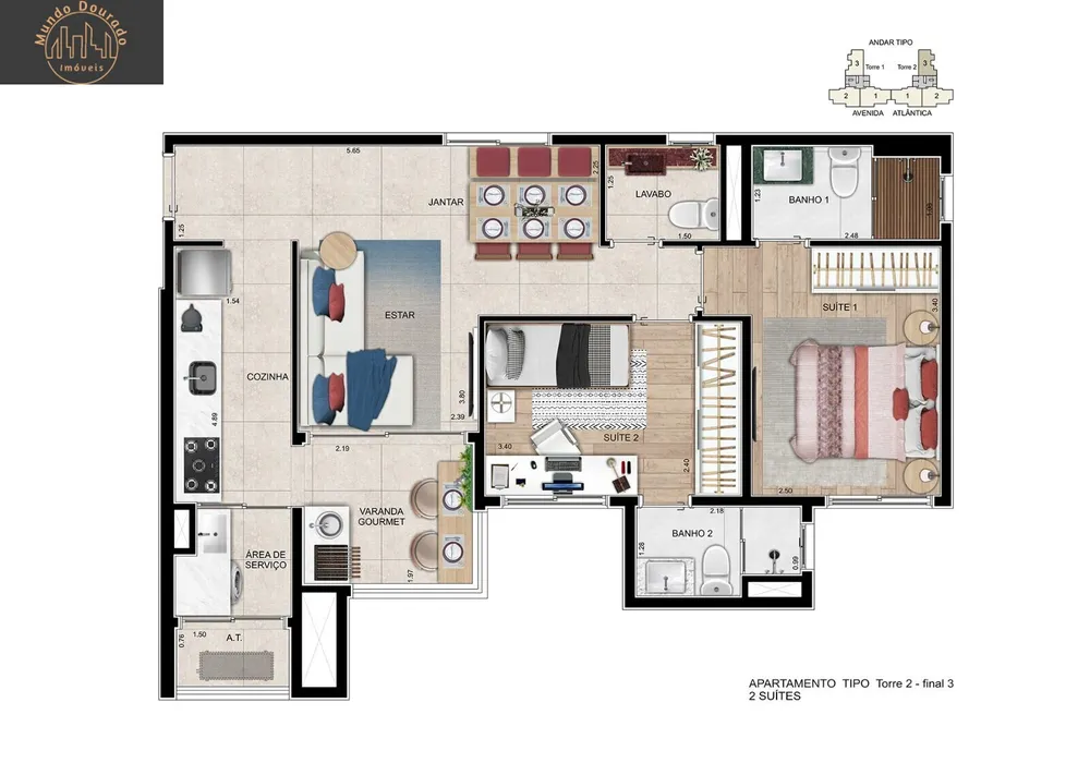 Apartamento, 3 quartos, 83 m² - Foto 6