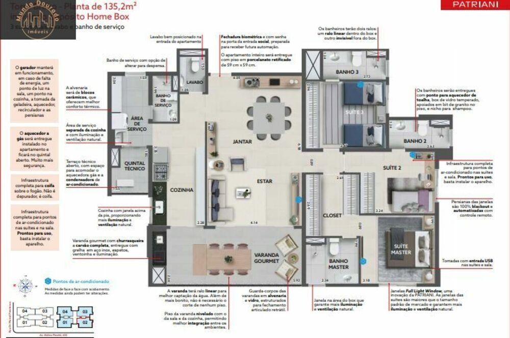 Apartamento, 3 quartos, 145 m² - Foto 9