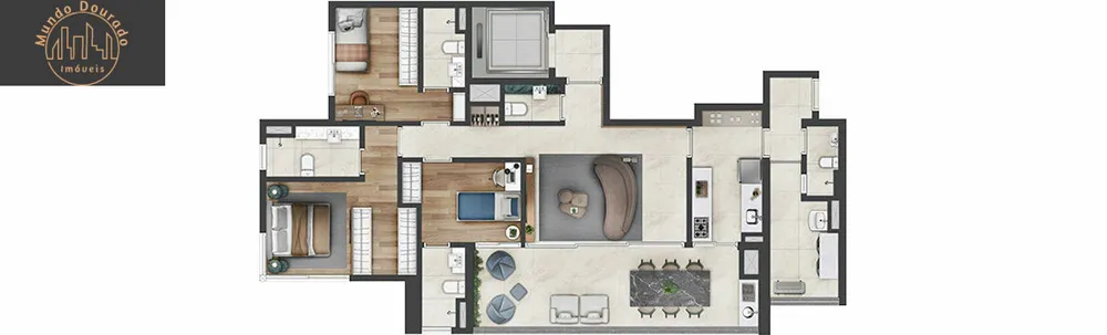 Apartamento, 3 quartos, 142 m² - Foto 10