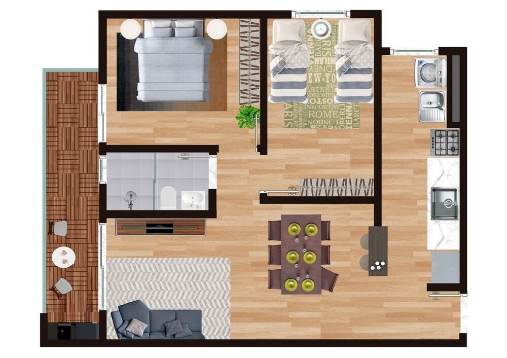 Apartamento, 2 quartos, 55 m² - Foto 15