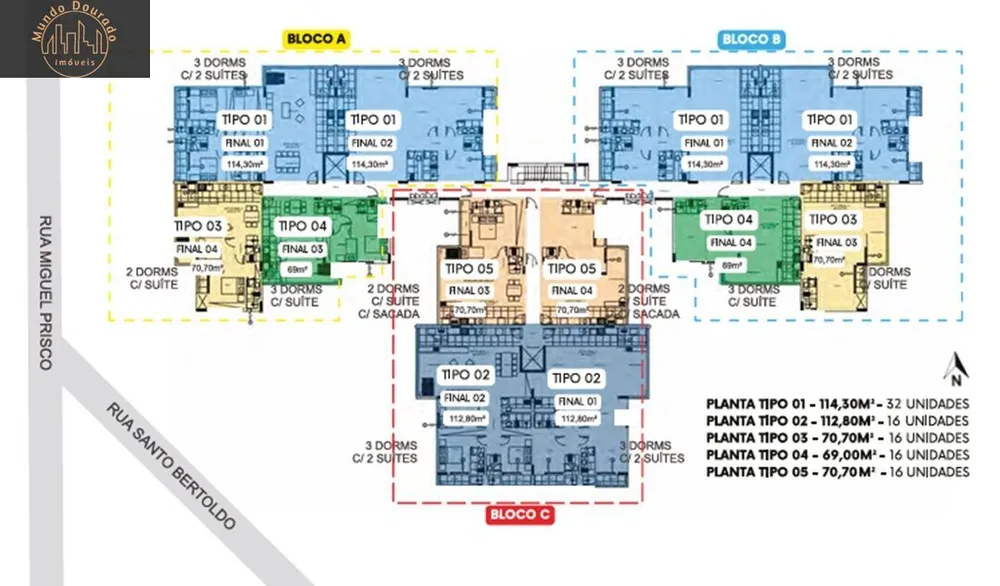 Apartamento, 2 quartos, 69 m² - Foto 3
