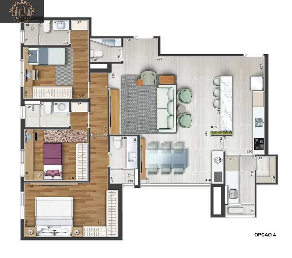 Apartamento, 3 quartos, 117 m² - Foto 23
